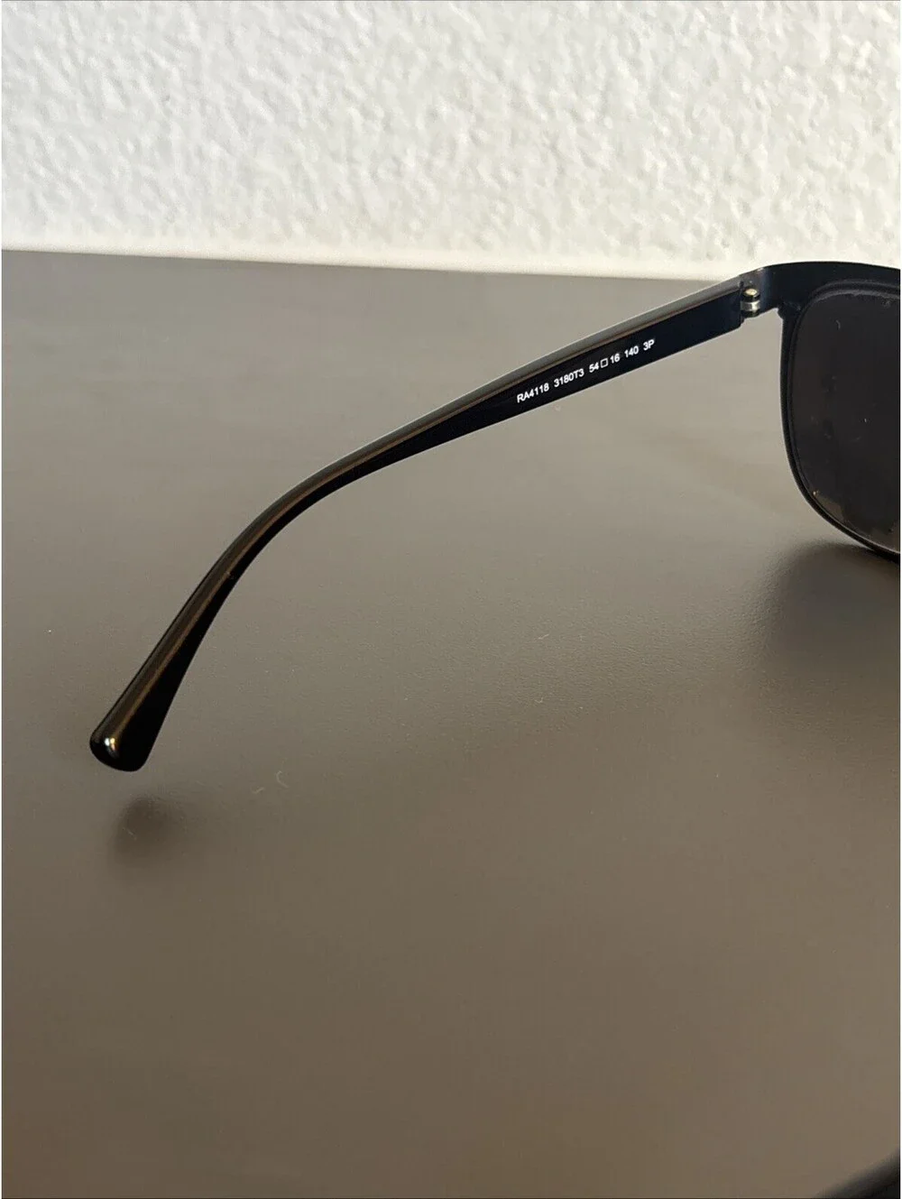 Ralph Lauren RA 4118 3180T3 Shiny Black Plastic Polarized Sunglasses FRAMES ONLY